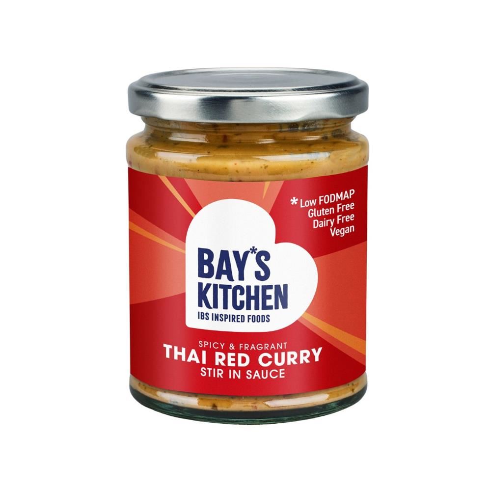 Bays Kitchen Thai Red Curry Stir-in Sauce Low FODMAP Vegan 260g