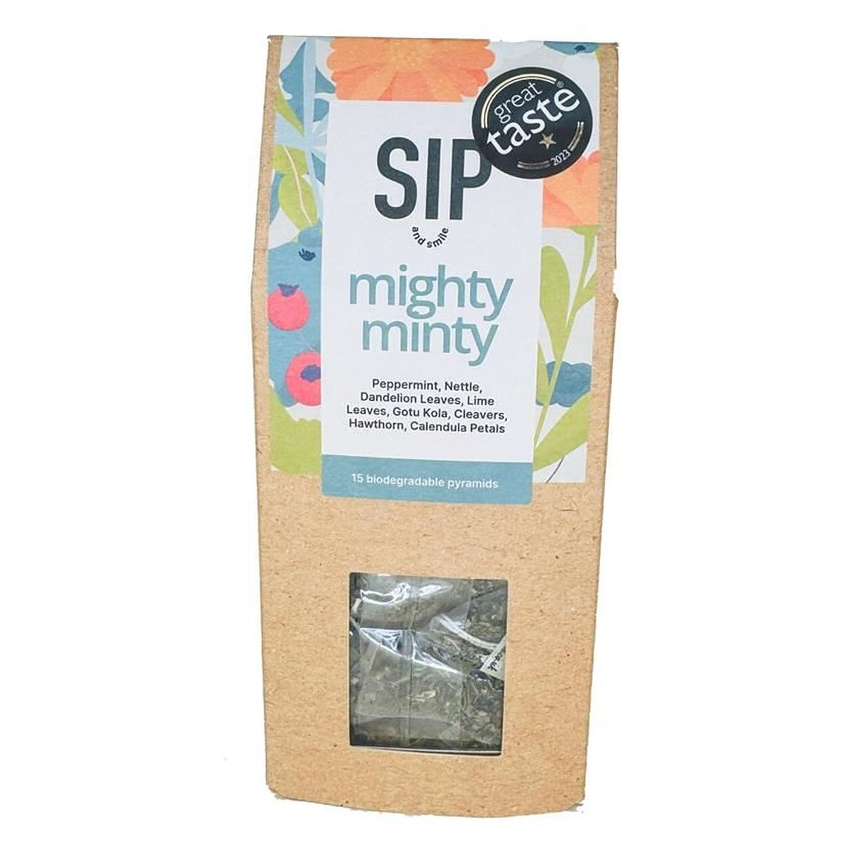 Sip and Smile Mighty Minty 15 Pyramid Tea Bags – Health Plus Living