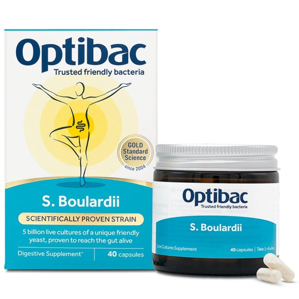 Optibac Probiotics Saccharomyces Boulardii 40 capsules