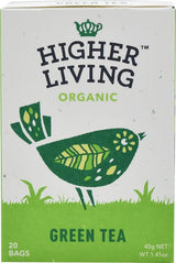 Higher Living Green Tea - 20 Bags