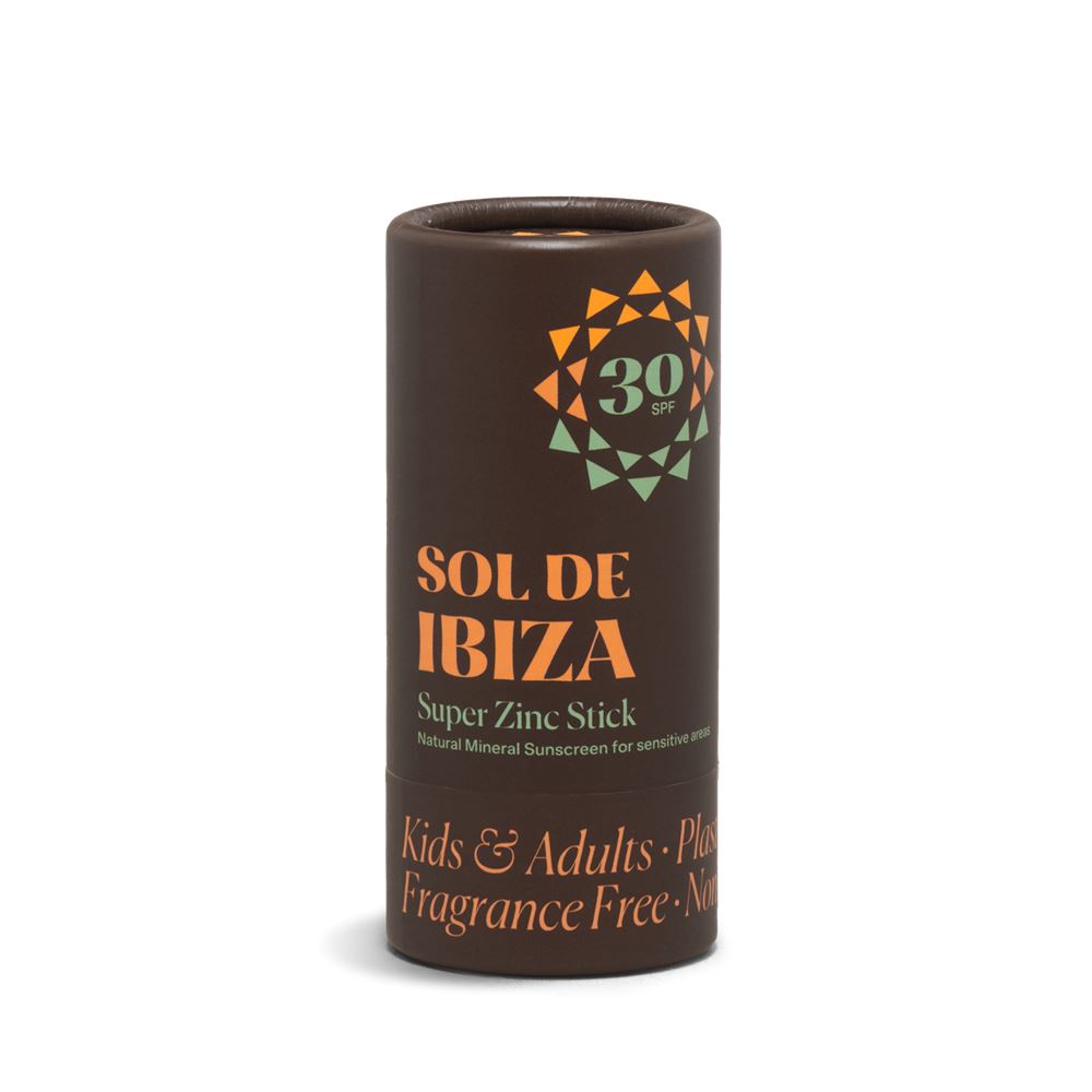 Sol De Ibiza Plastic Free Face & Body Super Zinc Stick SPF30