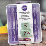 Wilton Alpha/Number Cut Outs With Case, Stainless Steel, 42-Piece
