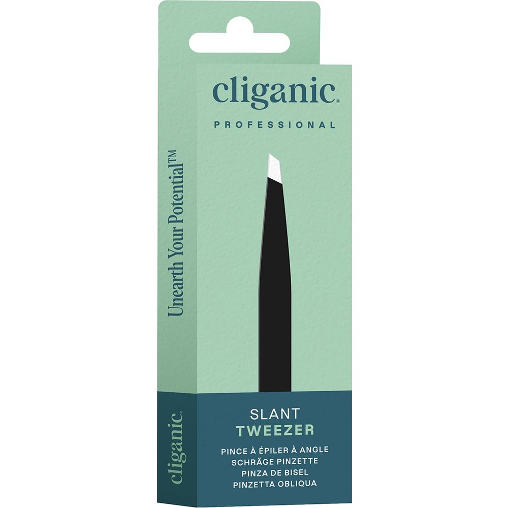 Cliganic Slant Tweezers 20 Black UK