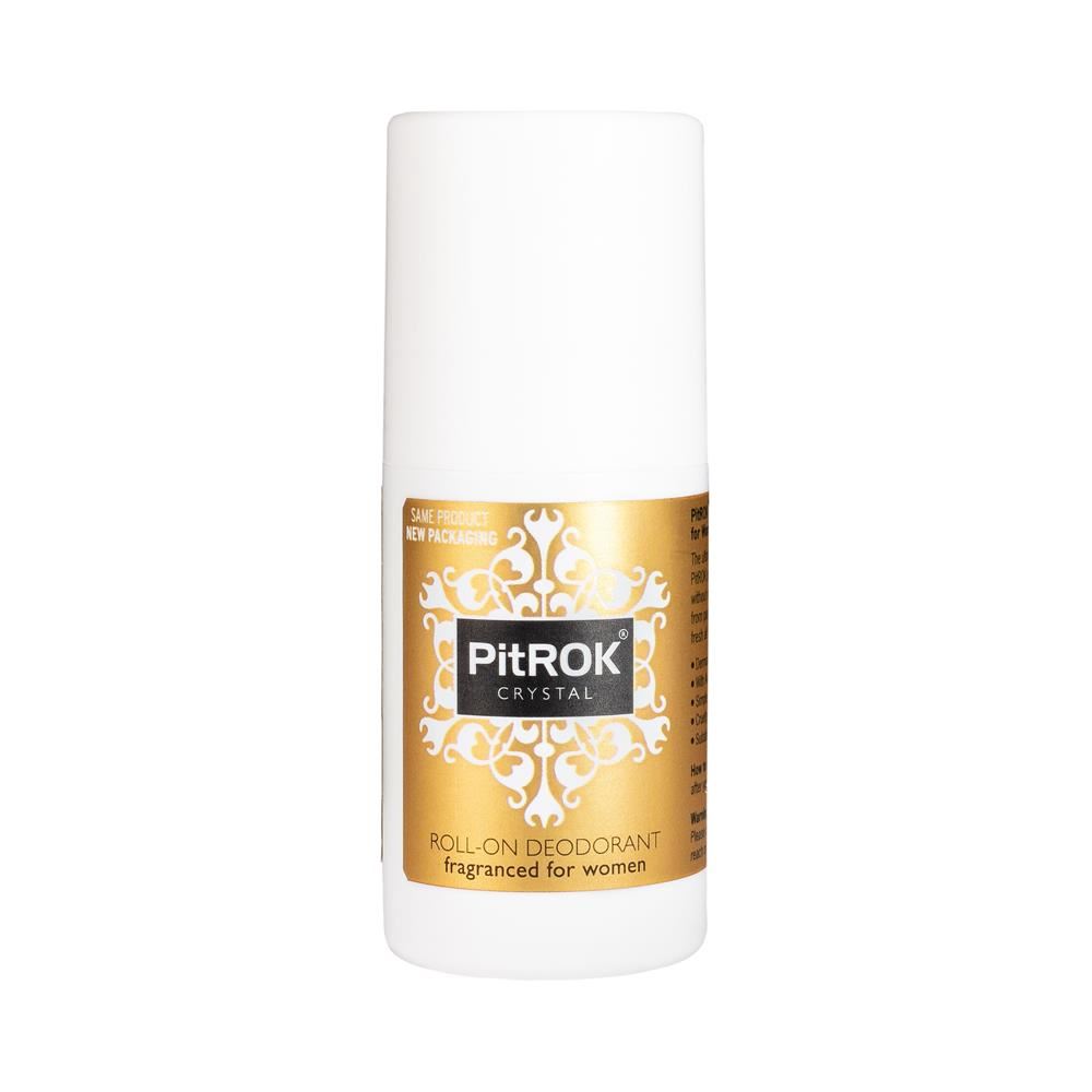 Pitrok Crystal Fragranced Deodorant Roll On for Women 50ml