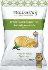 Mr Filberts Padron Pepper & Salt flavour Crisps 125g - 10 Pack