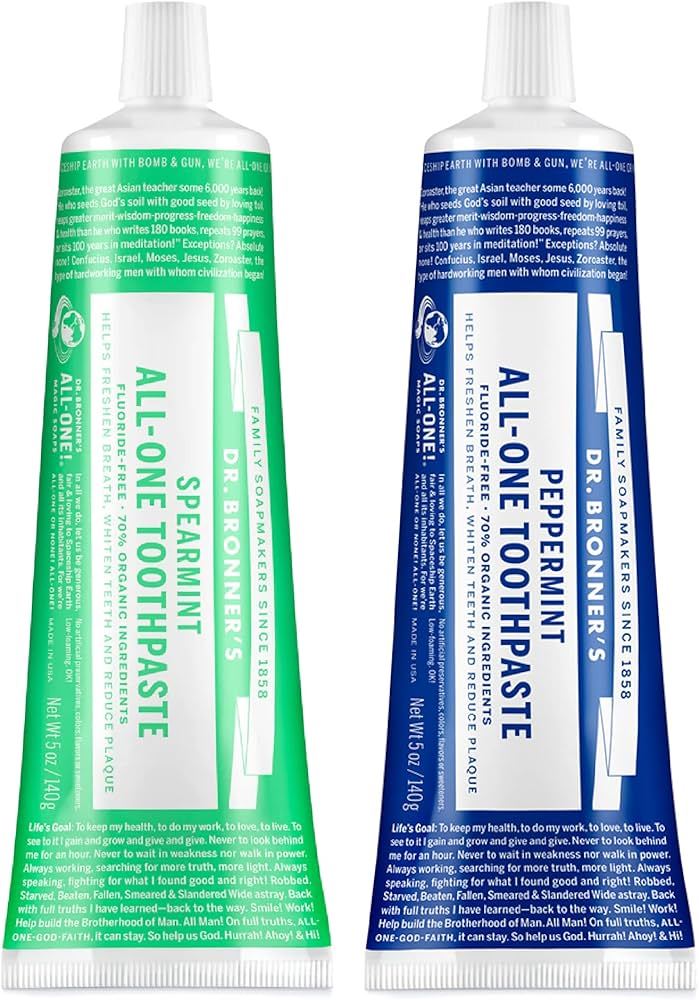 Dr Bronner's Toothpaste Fluoride Free All Flavours 105ml