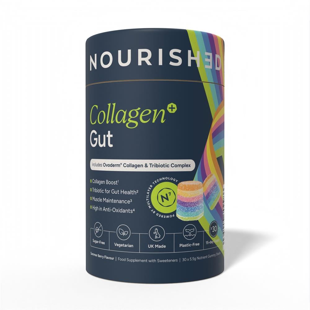 Nourished Collagen+ Gut Nutrient Stacks - 30 Gummies