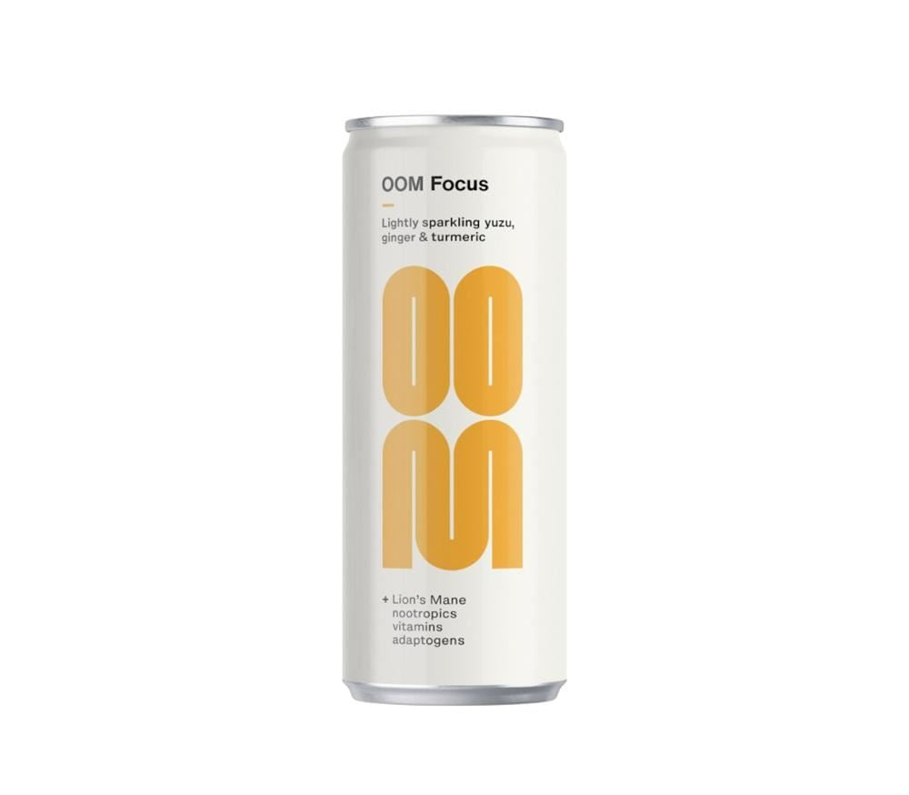 Oom Drinks OOM Focus - Yuzu Ginger & Turmeric 250ml - 12 Pack