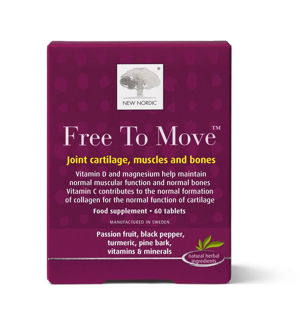 New Nordic Free to Move 60 Tablets
