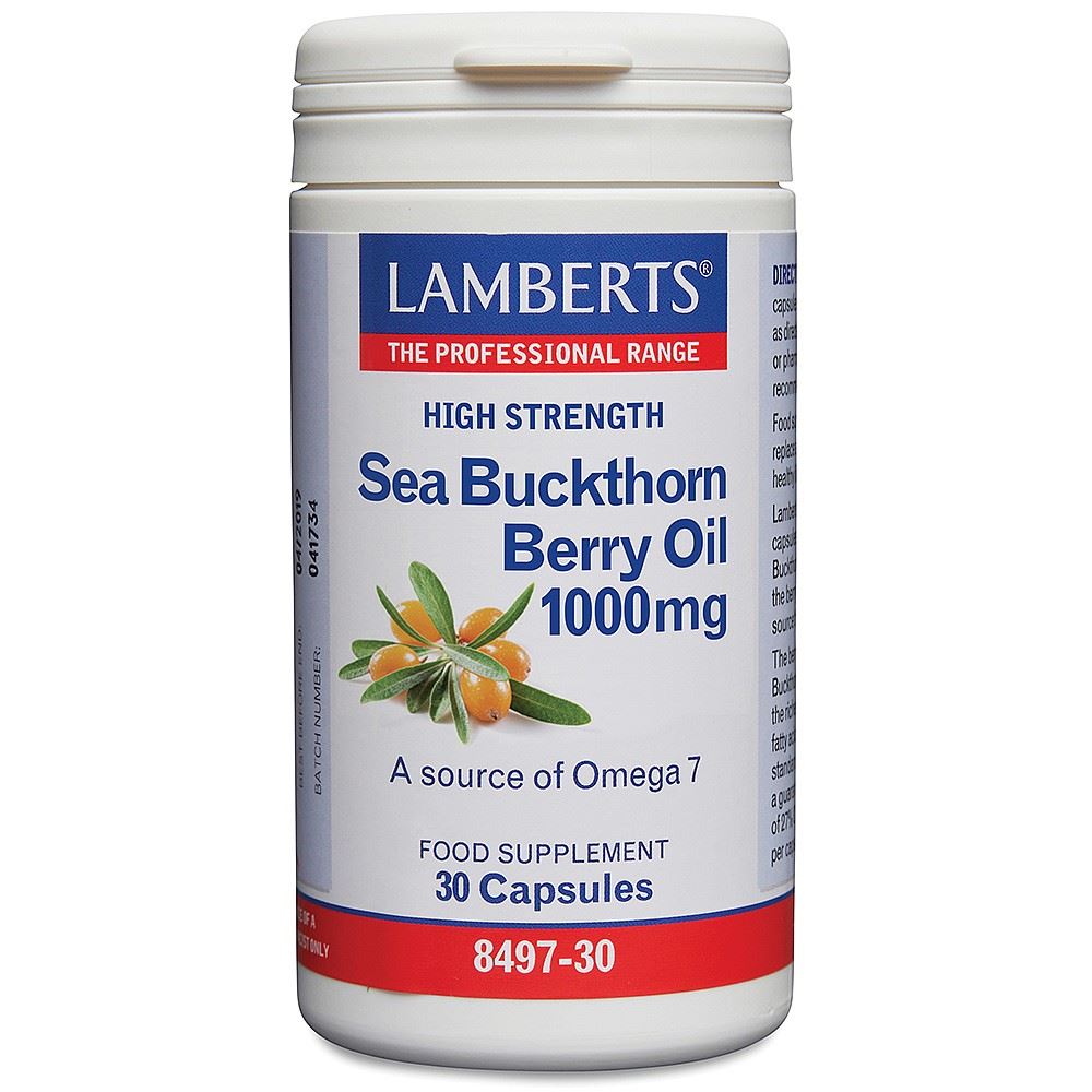 Lamberts Sea Buckthorn Berry Oil 1000mg 30 capsules
