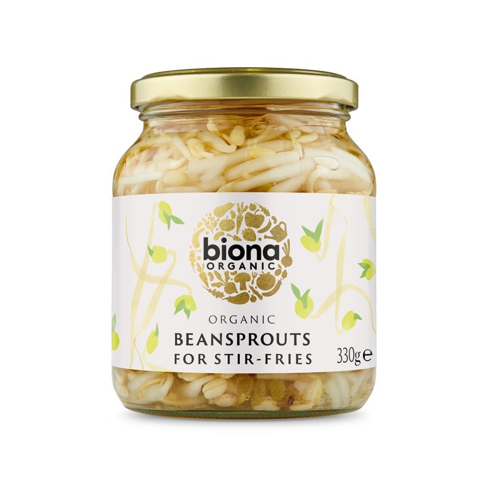 Biona Organic Bean Sprouts - in Glass Jar 330g