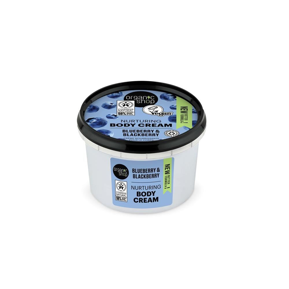 Organic Shop OS Nurturing Body Cream Blueberry & Blackberry 250ml