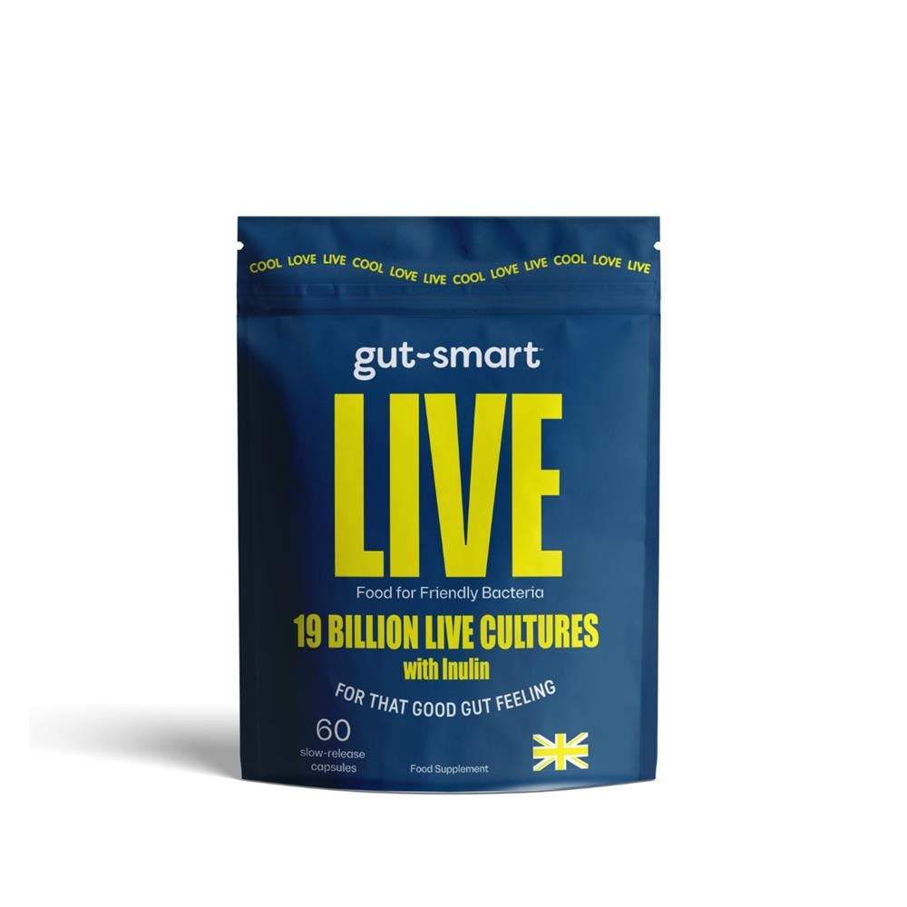 gut-smart LIVE 19 Billion Live Cultures with Inulin 60 pack