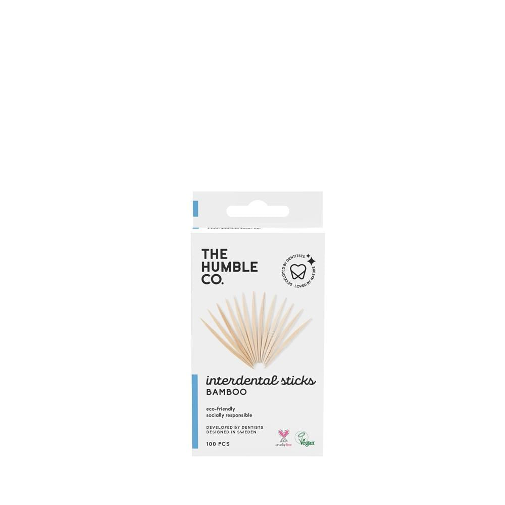 Humble Brush Humble Bamboo Triangular Interdental Sticks - 100 pcs