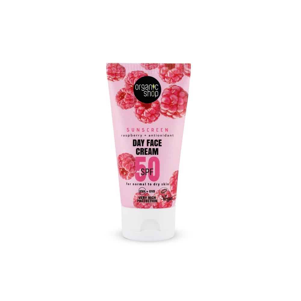 Organic Shop unscreen DayFace Cream SPF50 Normal-dry Skin 50ml