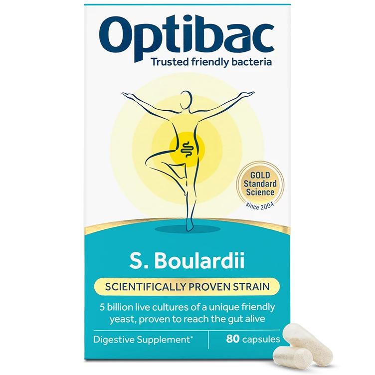 Optibac Probiotics Saccharomyces Boulardii 80 capsules