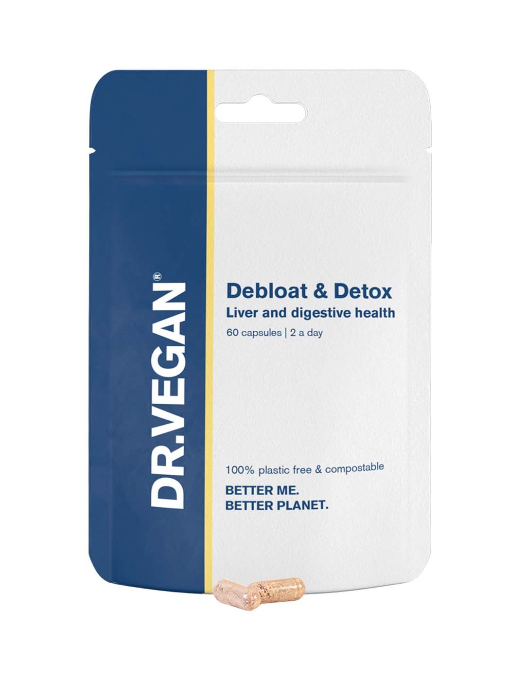 Dr. Vegan Debloat & Detox - 60 Capsules