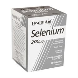 HealthAid Selenium 200ug Prolonged Release 60 Tablets
