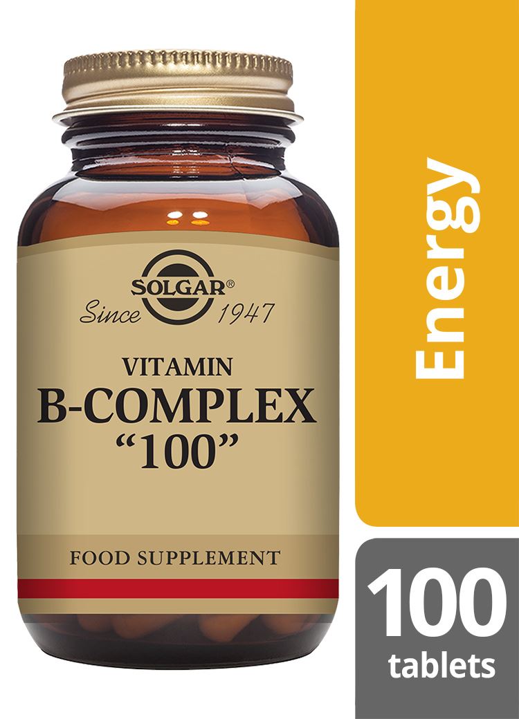 Solgar Vitamin B-Complex ''100'' Extra High Potency - 100 Tablets