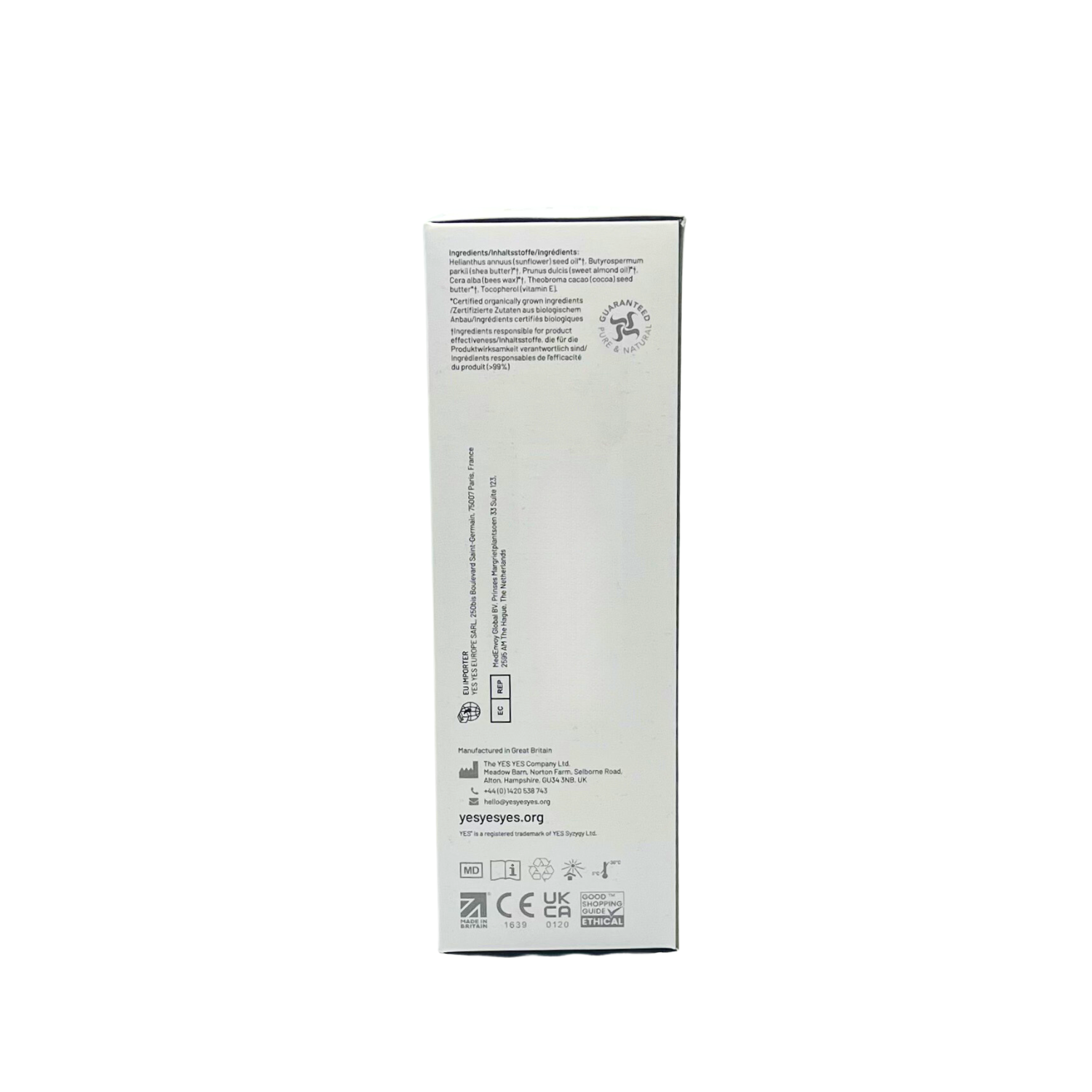 YES Organic Natural Plant-oil Based Personal Lubricant - 80ml and 140m Health Plus Living YES Organic Natural Plant-oil Based Personal Lubricant - 80ml and 140m Health Plus Living