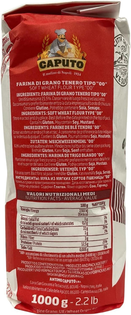 Caputo Farina Pizzeria Type 00 Flour Red 1kg