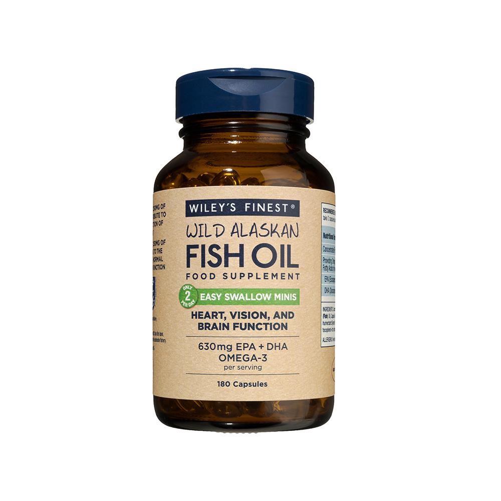 Wiley's Finest UK Easy Swallow Minis 180 Capsules