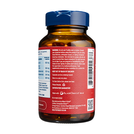 Wiley's Finest Fish Oil Cholesterol Support 90 Capsules
