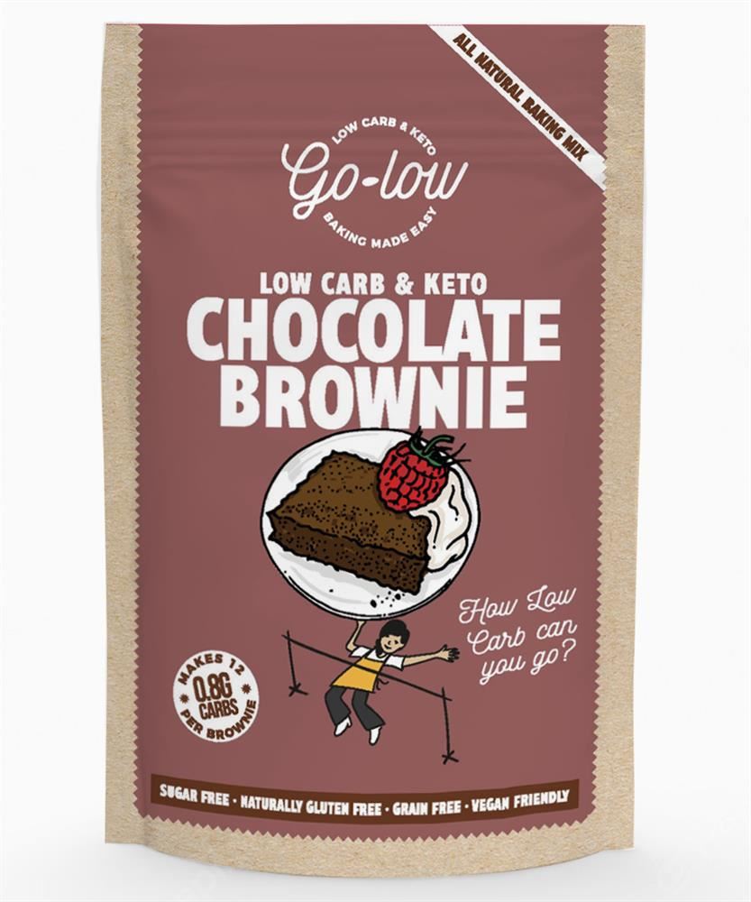 Go Low Baking Keto & Low Carb Chocolate Brownie Baking Mix 218g