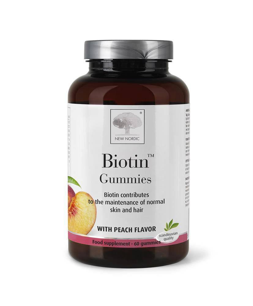 New Nordic Biotin Gummies 60 gummies