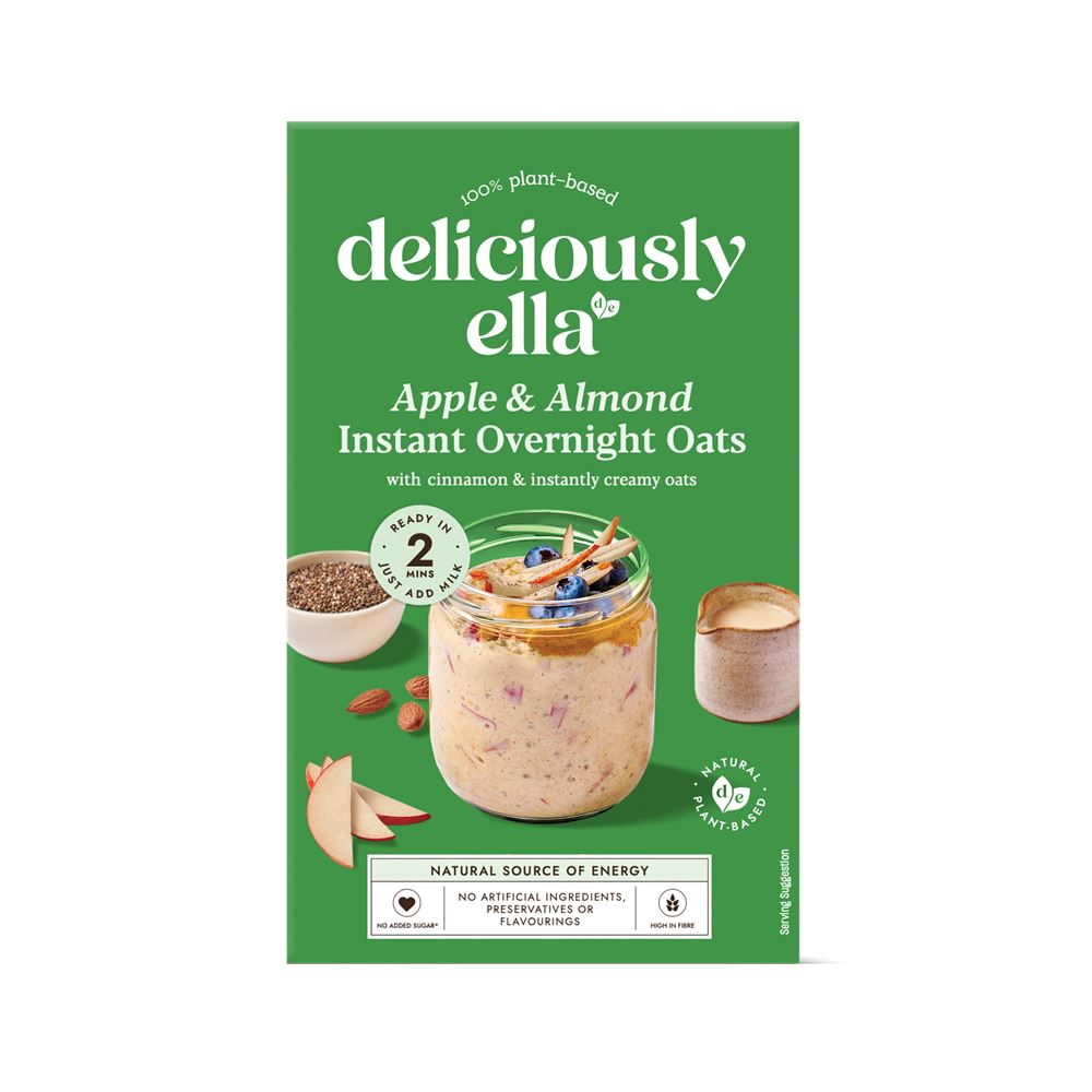 Deliciously Ella Apple Almond Instant Overnight Oats 380g