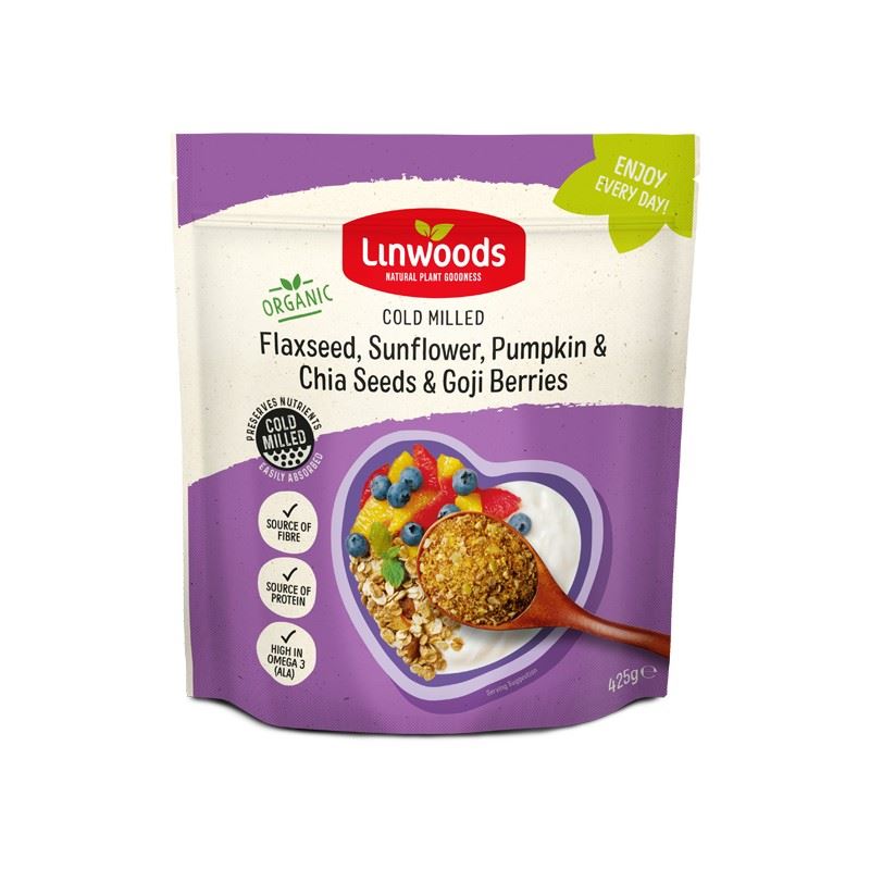 Linwoods Flaxseed, Sunflower, Pumpkin & Chia Seeds & Goji Berries 425g