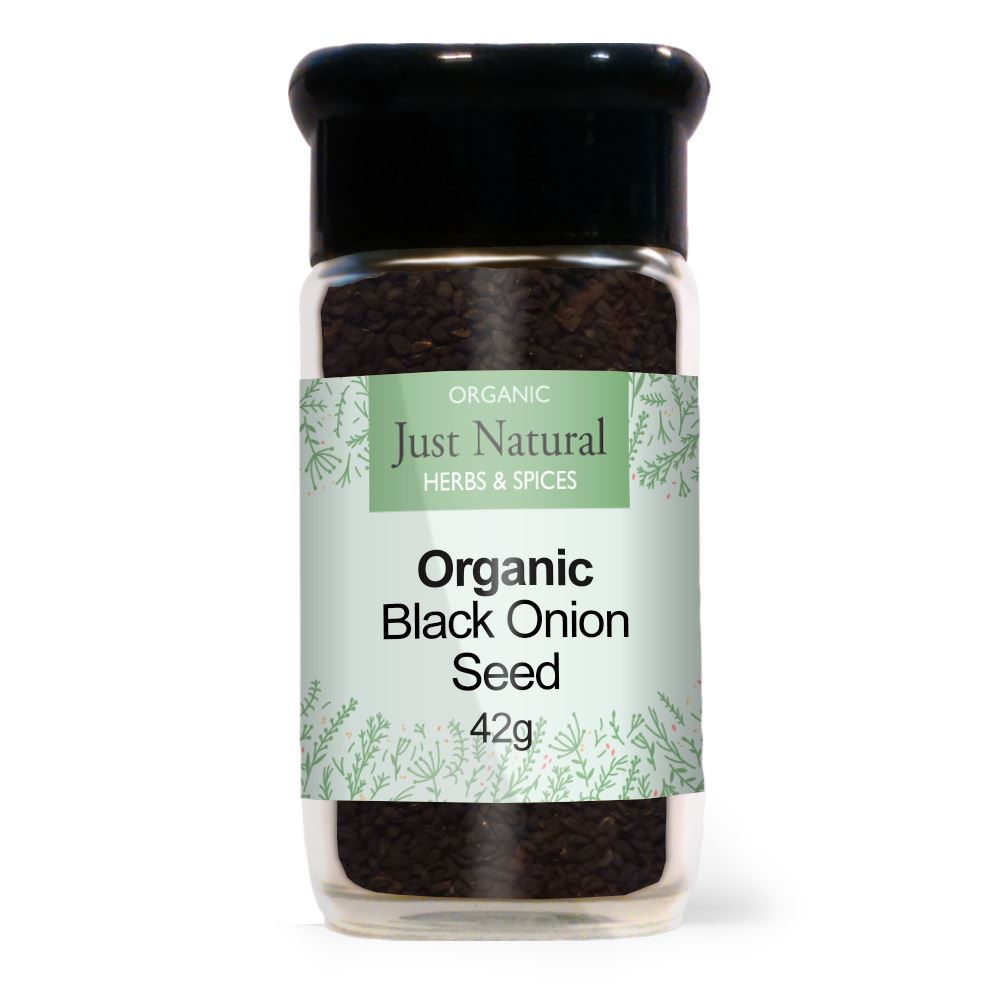 Just Natural Herbs Organic Black Onion Seed (Glass Jar) 55g