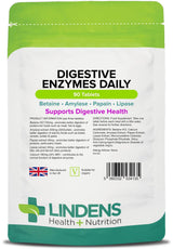 Lindens Digestive Enzymes Daily - 90 Tablets