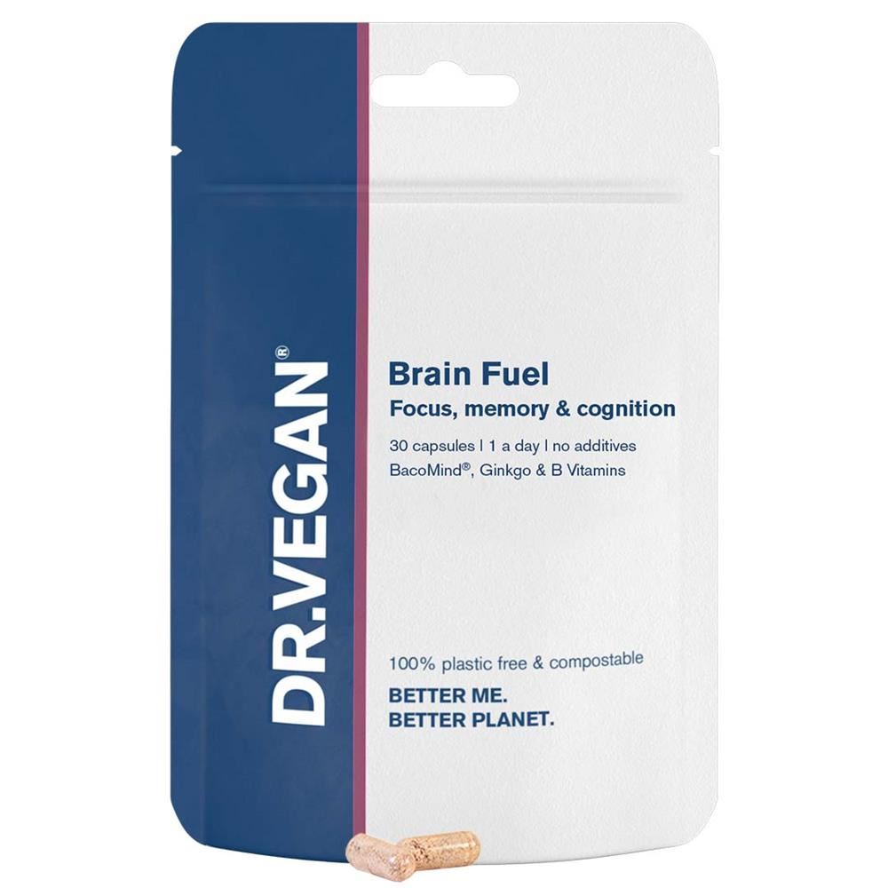 Dr Vegan Brain Fuel Memory & Focus 30 Capsules