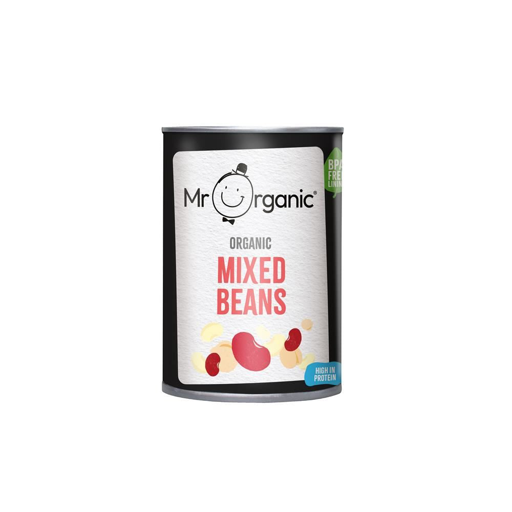 Mr Organic Mixed Beans tin 400g