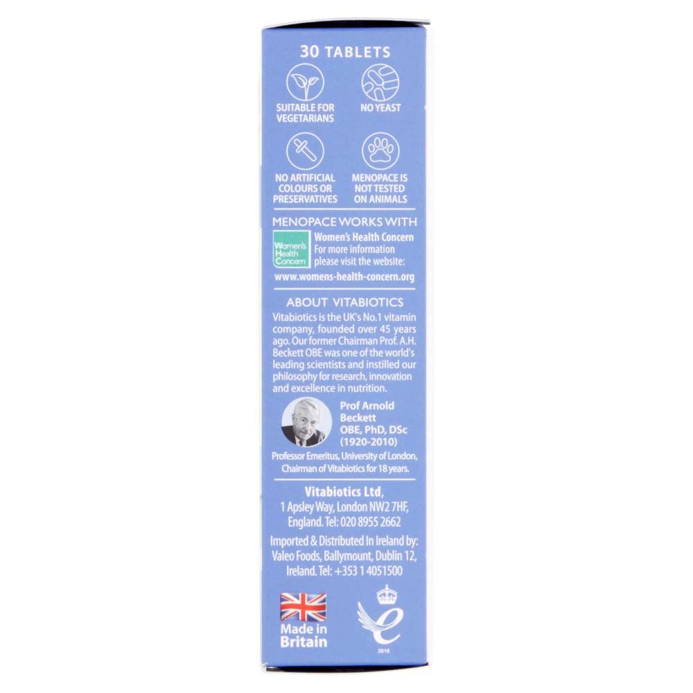 Vitabiotics Menopace Night - 30 Tablets
