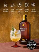 Mother Root Ginger Alcohol Free Fiery Fresh Award Winning Aperitif 500ml