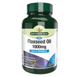 Natures Aid Flaxseed Oil 1000mg Cold Pressed 90 Capsules