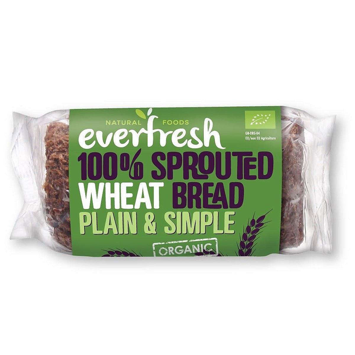Everfresh Natural Foods Organic Sprouted Wheat Bread 400g – Health Plus ...