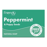 Friendly Soap Peppermint & Poppy Seeds Soap - 95g