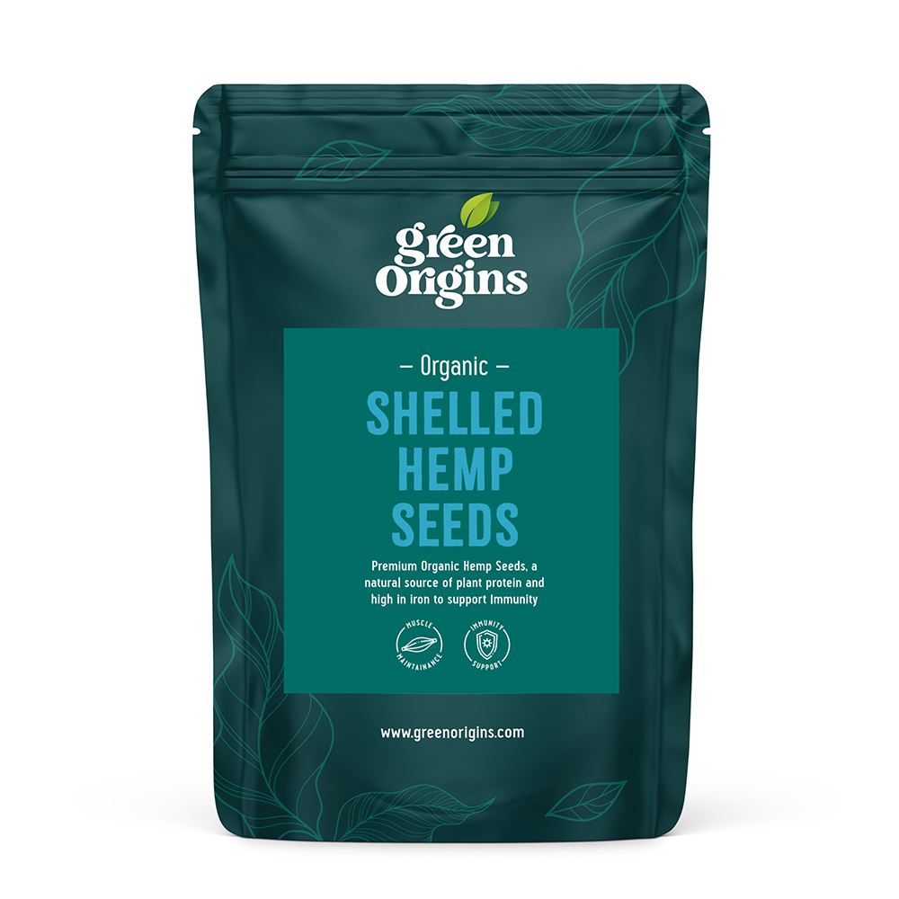 Green Origins Organic Shelled Hemp Seeds 250g