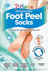 7th Heaven Exfoliating Foot Peel Socks - 12 Pack