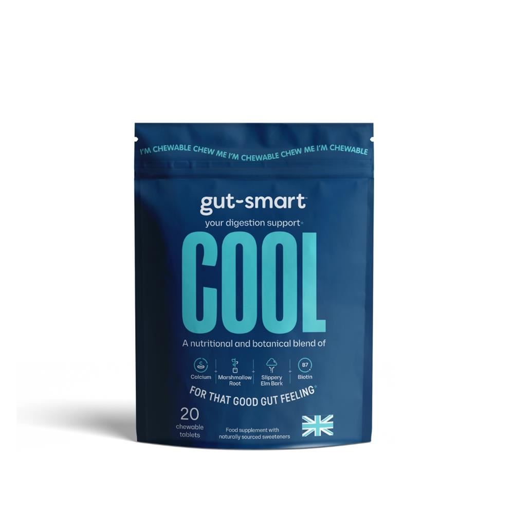 gut-smart COOL a chewable tablet - natural heartburn relief 20 pack