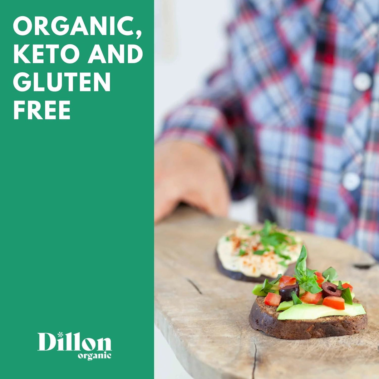 Dillon Organic Chia Flax Keto Bread 275g - Pack of 6