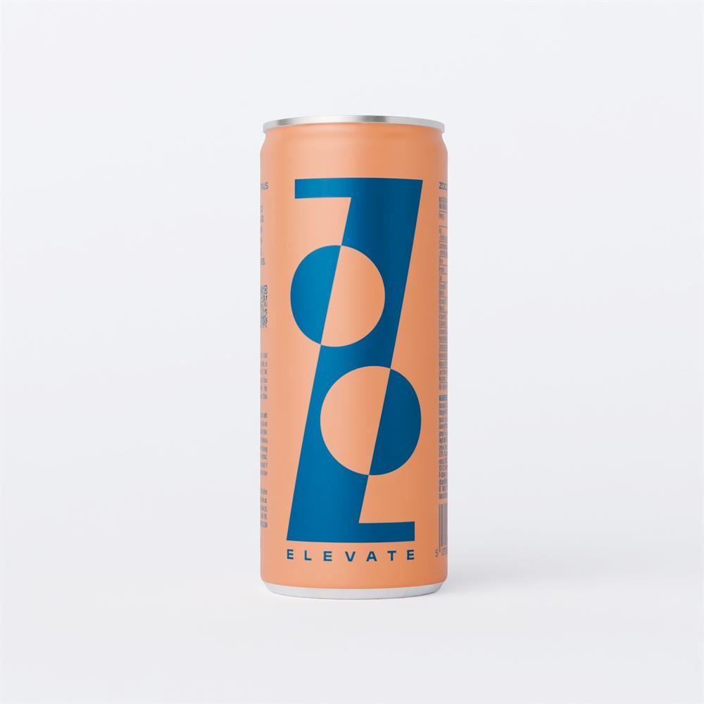 Zooz Elevate Sparkling Drink Citrus & Yuzu 250ml - 12 Pack