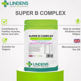 Lindens Super Vitamin B Complex - 90 Tablets - image 3