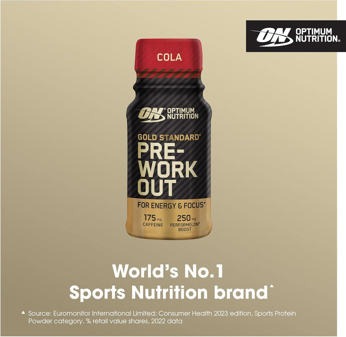 Optimum Nutrition Gold Standard Pre-Workout Shot 12x60ml Cola