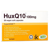 Huxley Europe HuxQ10 100mg Co Enzyme Q10 Vegan Halal Kosher 30 soft capsules