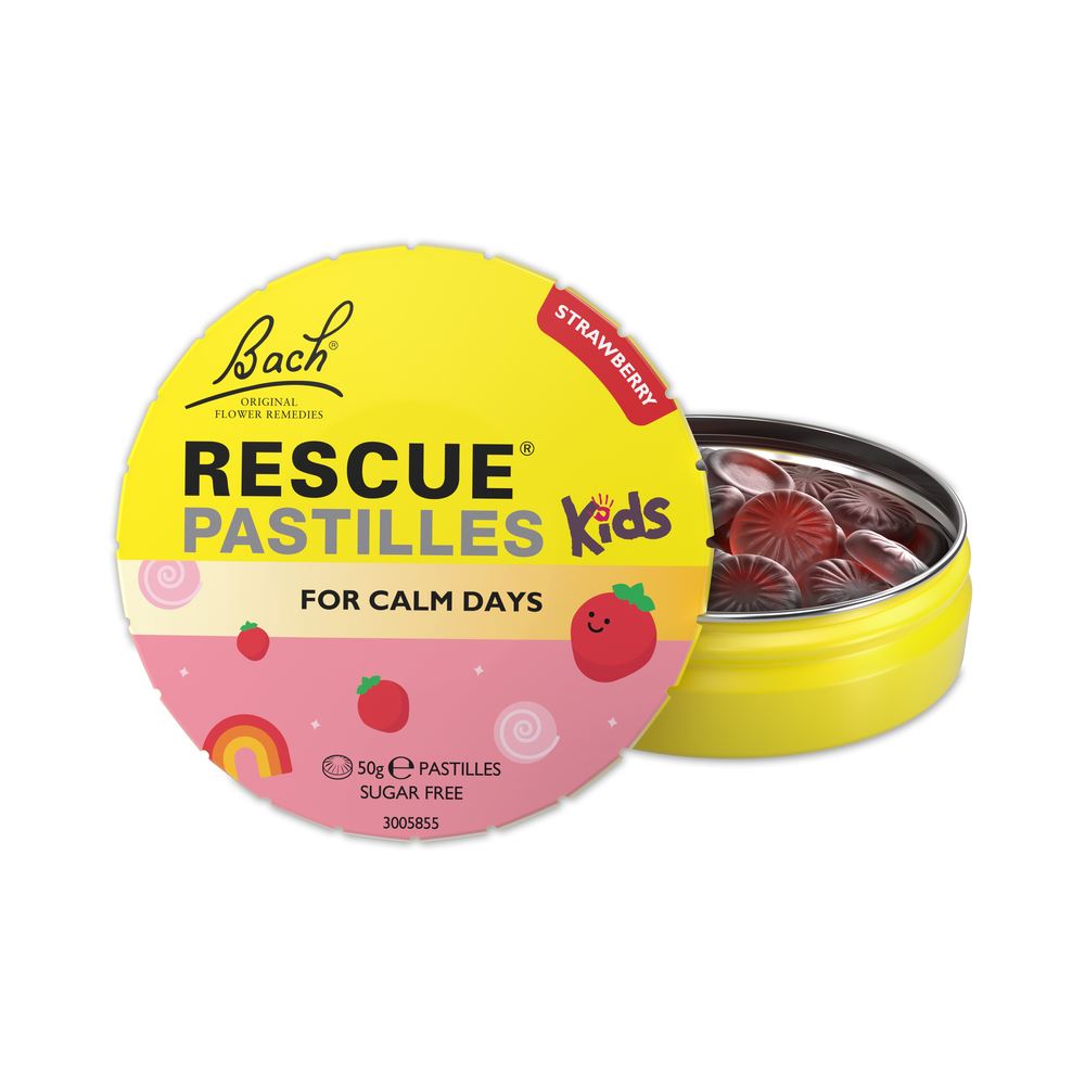 Rescue Kids Calming Pastilles in Strawberry Flavour 50g