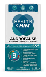 Health & Her Health & Him Andropause 55+ Multi-Nutrient Supplement 60 Capsules